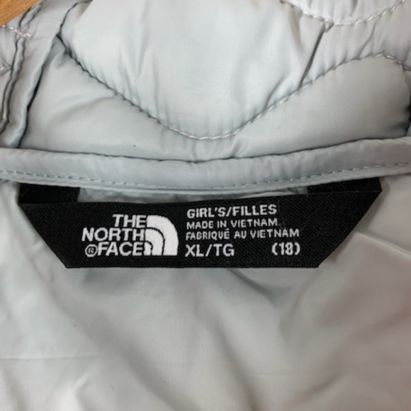 The North Face Girls Thermoball Winter Black Quilted Hooded Jacket XL (18) - Picture 5 of 6
